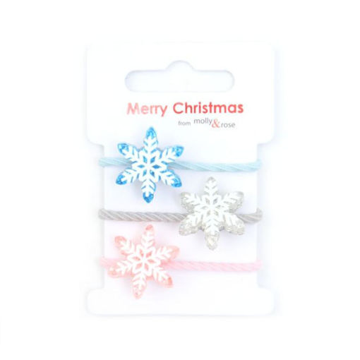 Picture of SNOWFLAKE ELASTICS 3 PACK